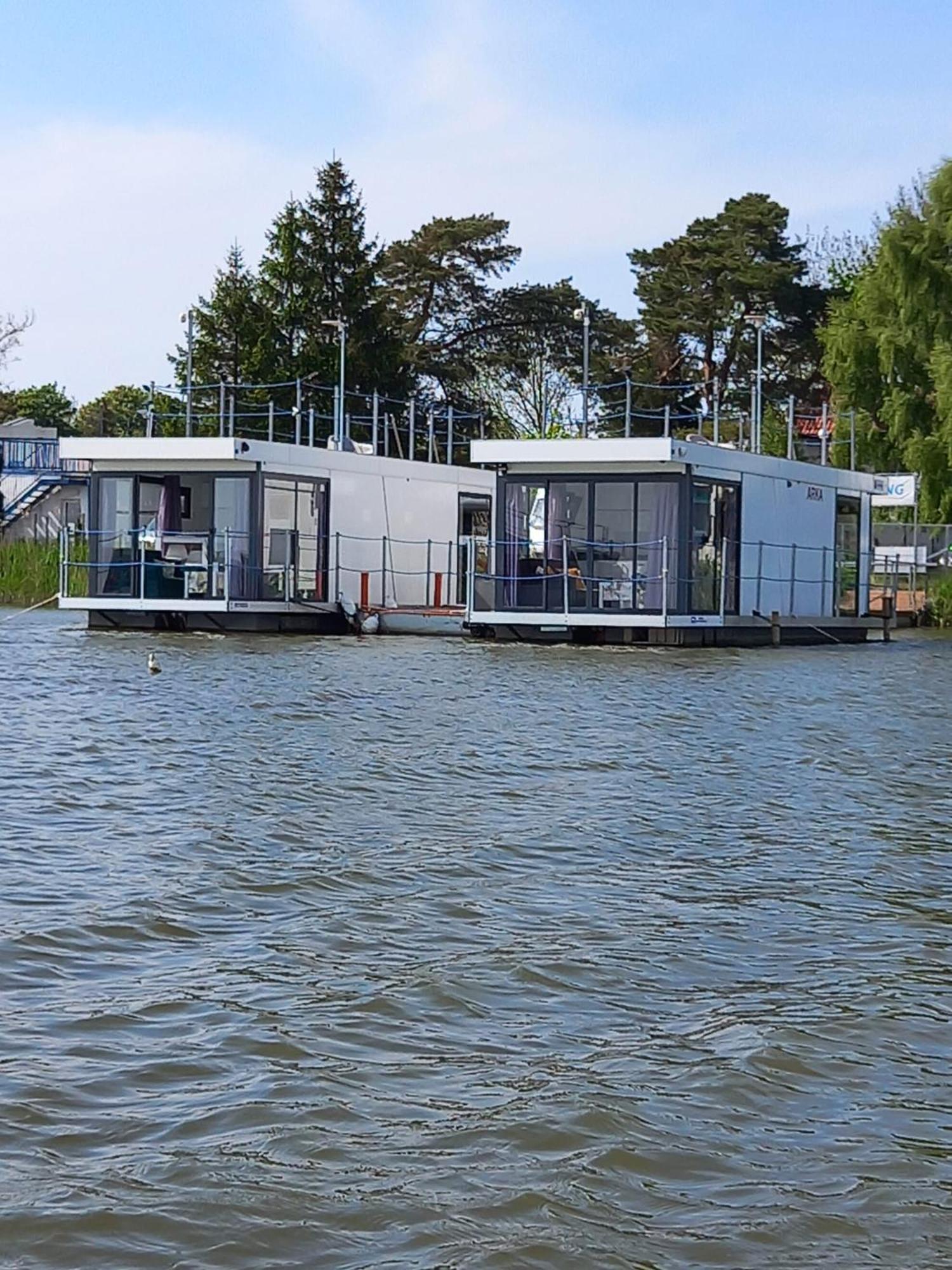 Houseboat Arka 1 - Domki Na Wodzie, Rower Wodny, Wifi, Parking Mielno  Kültér fotó